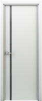 Дверной блок SMART Соло комплект 70x200 (белый/черное стекло) - 