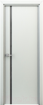 Дверной блок SMART Соло комплект 70x200 (белый/черное стекло)