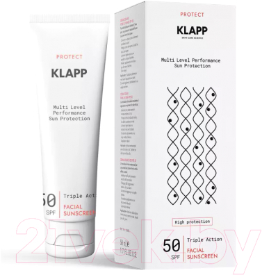 Изображение товара Крем солнцезащитный Klapp Sun Protect Multi Level Performance SPF50 (50мл)
