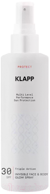 Изображение товара Спрей солнцезащитный Klapp Multi Level Performance Sun Protection SPF30 для лица и тела (200мл)