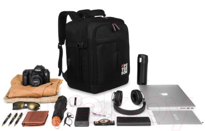 Рюкзак Peterson PTN PLG-03-T (черный/красный)