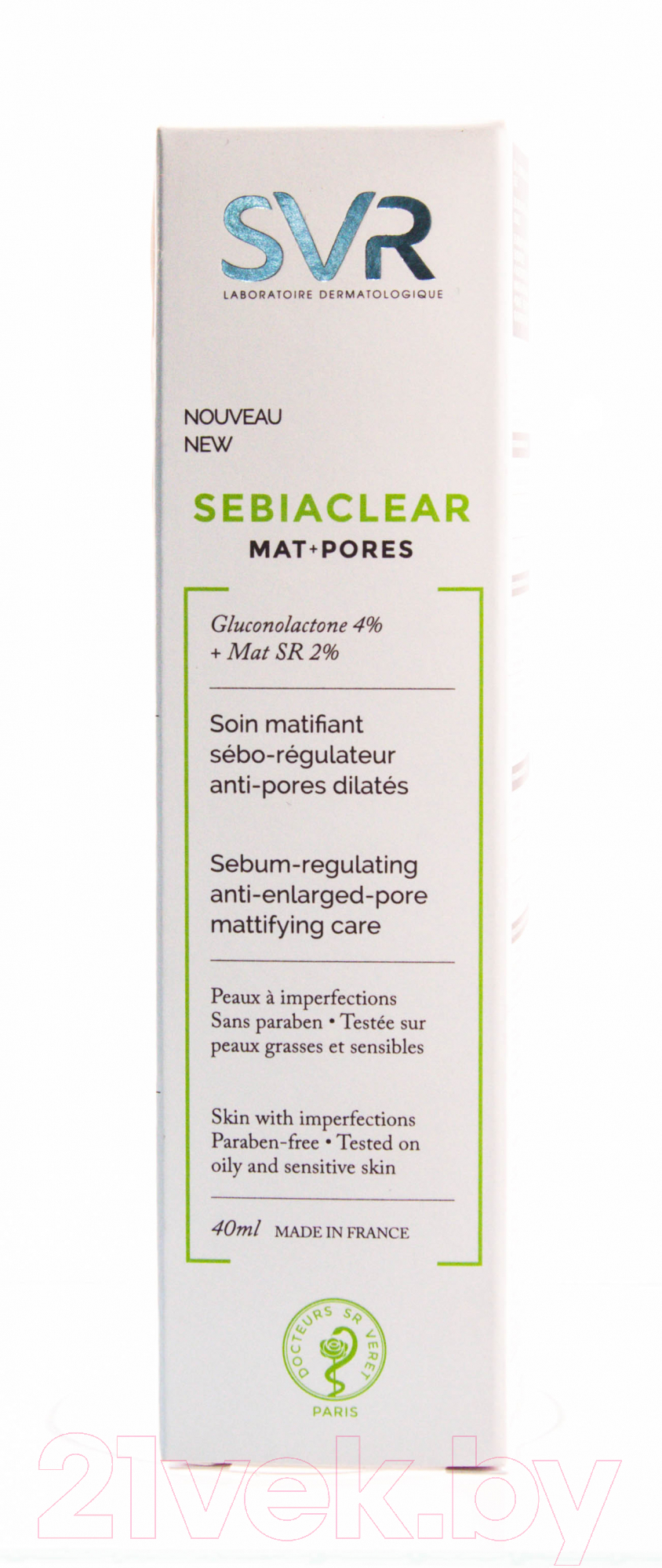 Гель для лица SVR Уход Sebiaclear Mat+Pores