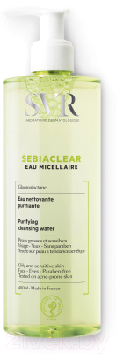 Мицеллярная вода SVR Sebiaclear (400мл)