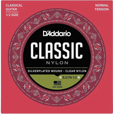 Струны для классической гитары D'Addario EJ27N 1/2