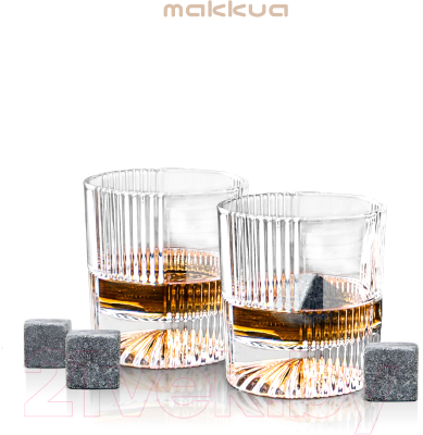 Набор стаканов Makkua Whiskey Set Ice Whisper С охлаждающими камнями WSI02
