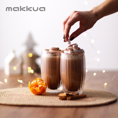 Набор стаканов для горячих напитков Makkua Glass Cozyday 1 / 1GC440 (2шт)
