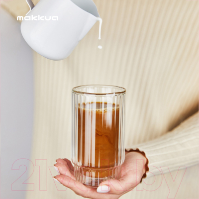 Набор стаканов для горячих напитков Makkua Glass Cozyday 2 / 2GC300 (2шт)