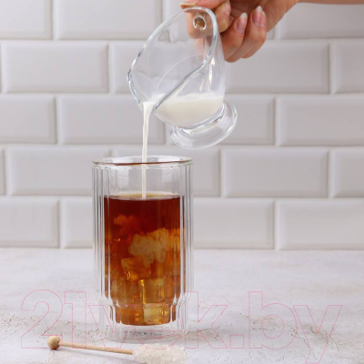 Набор стаканов для горячих напитков Makkua Glass Cozyday 2 / 2GC300 (2шт)