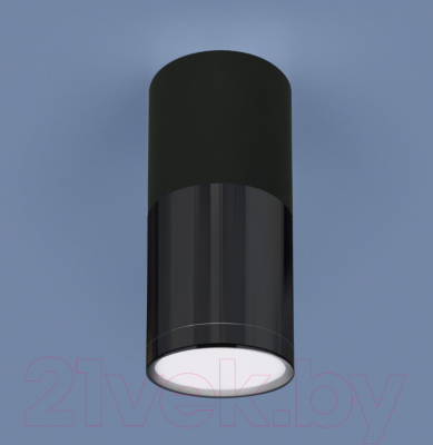 Точечный светильник Elektrostandard DLR028 6W 4200K (черный матовый/черный хром)