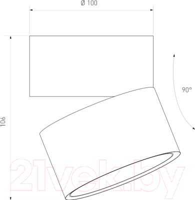 Спот Elektrostandard DLR031 15W 4200K 3100 (черный матовый)