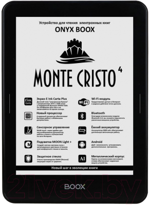 Электронная книга Onyx Boox Monte Cristo 4 (черный)