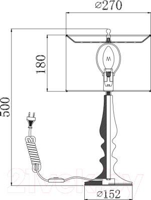 Прикроватная лампа Maytoni Sailor MOD963-TL-01-B