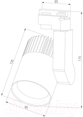 Трековый светильник Elektrostandard Accord 30W 4200K LTB20 (белый)