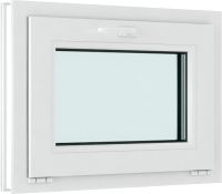 Окно ПВХ Rehau Futuruss Фрамужное открывание 3 стекла (500x800x70) - 