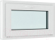 Окно ПВХ Rehau Futuruss Фрамужное открывание 2 стекла (500x1000x60) - 