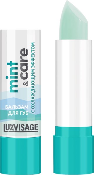 Бальзам для губ LUXVISAGE Mint & Care с охлаждающим эффектом (3.9г)