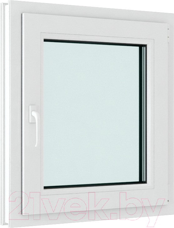 Окно ПВХ Rehau Futuruss Одностворчатое Поворотно-откидное правое 2 стекла