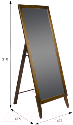 Зеркало Мебелик BeautyStyle 29 (средне-коричневый)