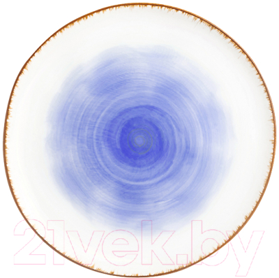 Тарелка закусочная (десертная) Elan Gallery Кантри / 760133 (фиолетовый)