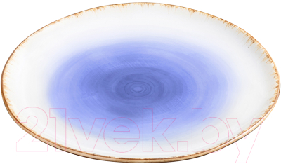 Тарелка столовая обеденная Elan Gallery Кантри / 760134 (фиолетовый)