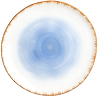 Тарелка столовая обеденная Elan Gallery Кантри / 760146 (небесно-голубой) - 