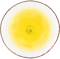Тарелка столовая обеденная Elan Gallery Кантри / 760158 (желтый) - 