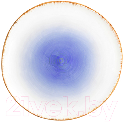 Тарелка столовая обеденная Elan Gallery Кантри / 760135 (фиолетовый)