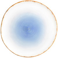 Тарелка столовая обеденная Elan Gallery Кантри / 760147 (небесно-голубой) - 