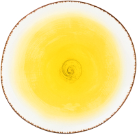 Тарелка столовая обеденная Elan Gallery Кантри / 760159 (желтый) - 