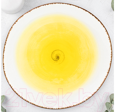 Блюдо Elan Gallery Кантри / 760160 (желтый)