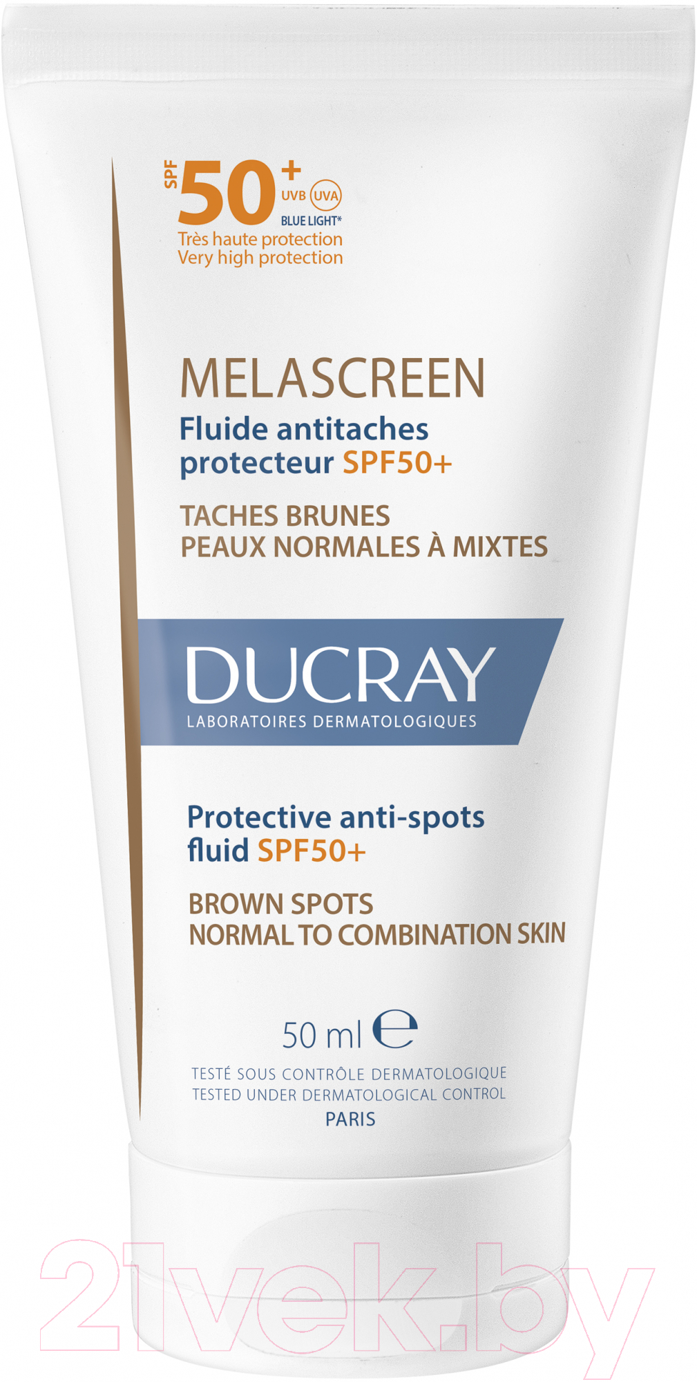 Крем солнцезащитный Ducray Melascreen SPF 50+ Флюид