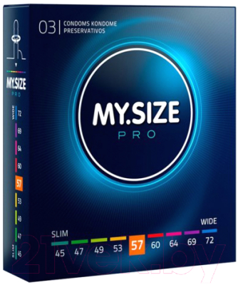 My.Size Pro №3 (р-р 57) Презервативы купить в Минске, Гомеле, Витебске ...
