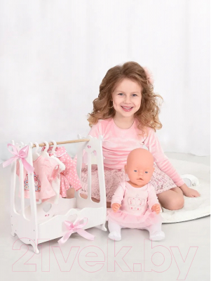 Аксессуар для куклы Leader Toys Diamond Princess Вешалка для одежды / 71719 (белый)