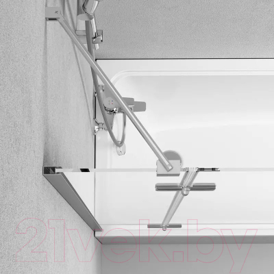 Стеклянная шторка для ванны AM.PM Tender W45BS-D3W5-140CT