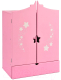 Аксессуар для куклы Leader Toys Diamond Star Шкаф c дизайнерским звездным принтом / 74219 (розовый) - 