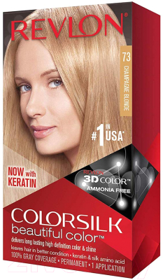 Крем-краска для волос Revlon Professional Colorsilk 73 (130мл, блонд шампань)