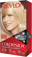 Крем-краска для волос Revlon Professional Colorsilk 04 (130мл, ультрасветлый блонд) - 