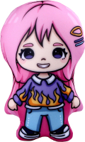 Подушка-игрушка Mni Mnu Девочка с розовыми волосами / 9901986 - 