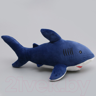 Мягкая игрушка Sima-Land Акула / 9891350 (синий)