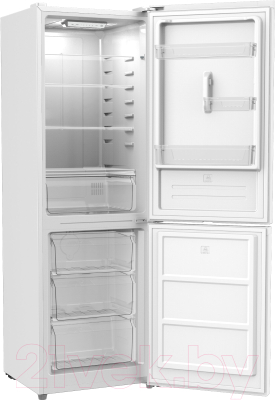 Холодильник с морозильником Evelux FS 2281 W