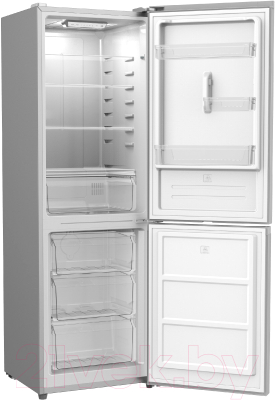 Холодильник с морозильником Evelux FS 2281 X