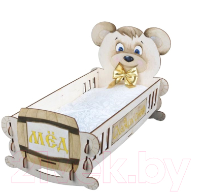 Аксессуар для куклы Leader Toys Honey Bear Кроватка / 11592
