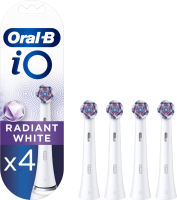 Набор насадок для зубной щетки Oral-B iO Refill Radiant White (4шт) - 