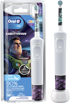 Электрическая зубная щетка Oral-B Vitality D100 Kids Lightyear