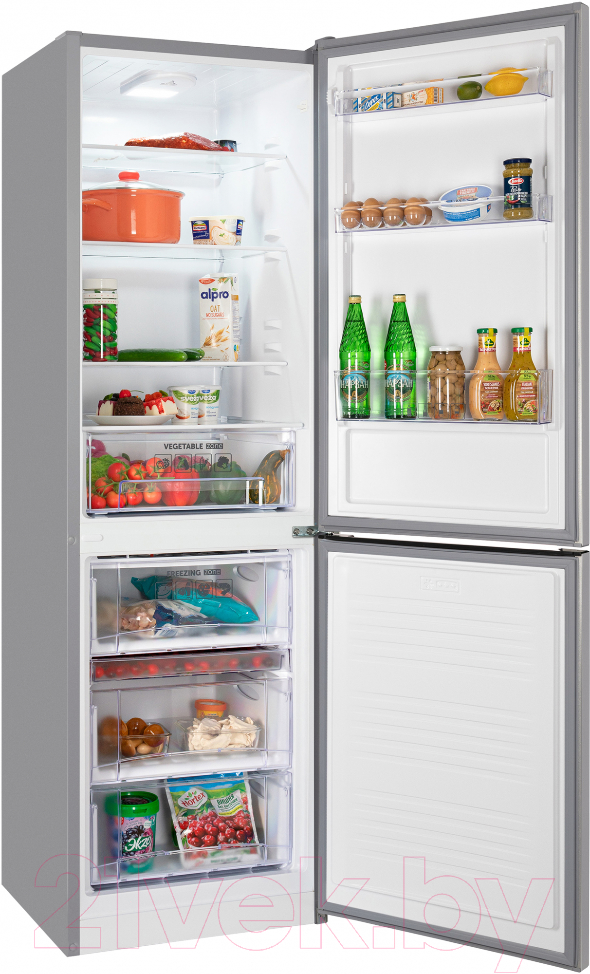 Холодильник с морозильником Nordfrost NRB 152 S