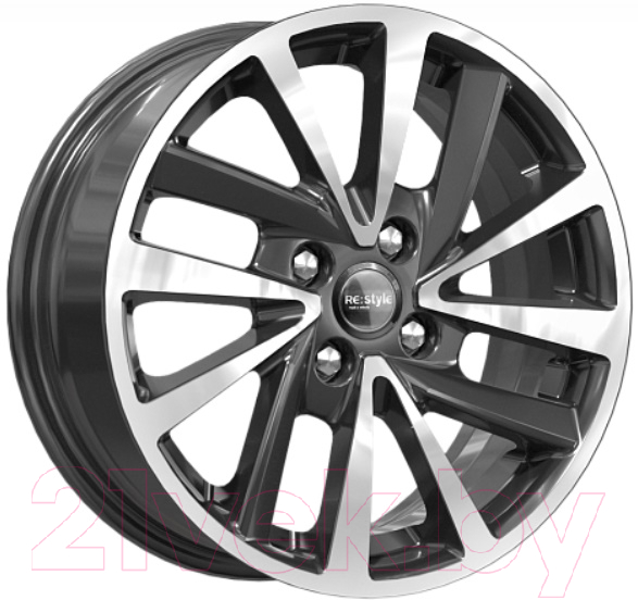 Литой диск K&K KC899 ZV 15_Sandero Stepway 15x6" 4x98мм DIA 60.1мм ET 36мм (Алмаз черный)