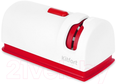 Ножеточка электрическая Kitfort KT-4068-3 (белый/малиновый)