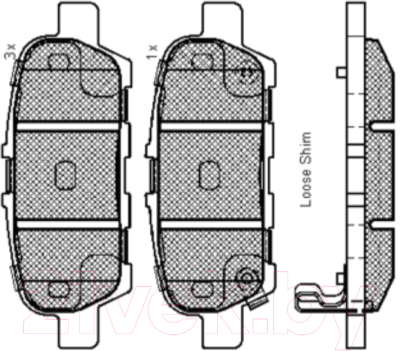 Изображение товара Тормозные колодки Icer 181901