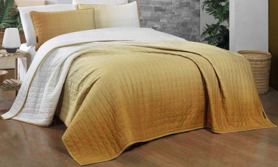 Комплект постельного белья с покрывалом Sarev Dina 1.5 / Y 969 v2 Mavi