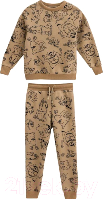 Комплект детской одежды Mark Formelle 393307 (р.110-56-51, монстры на хаки)